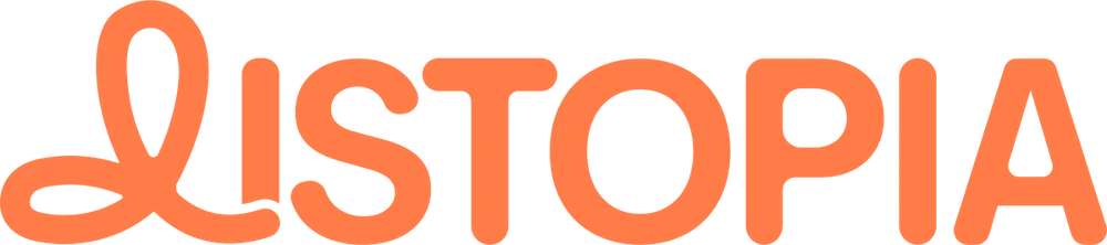 Het officiële oranje Listopia-logo